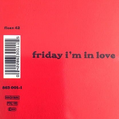 Cure* : Friday I'm In Love (12", Single, Blu)