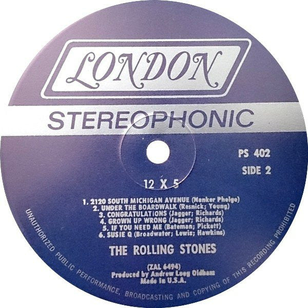 The Rolling Stones : 12 X 5 (LP, Album, RE, RP)