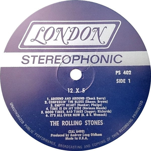 The Rolling Stones : 12 X 5 (LP, Album, RE, RP)
