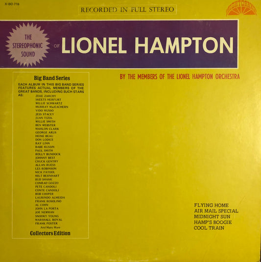 Members Of The Lionel Hampton Orchestra : The Stereophonic Sound Of Lionel Hampton By The Members Of The Lionel Hampton Orchestra (LP)