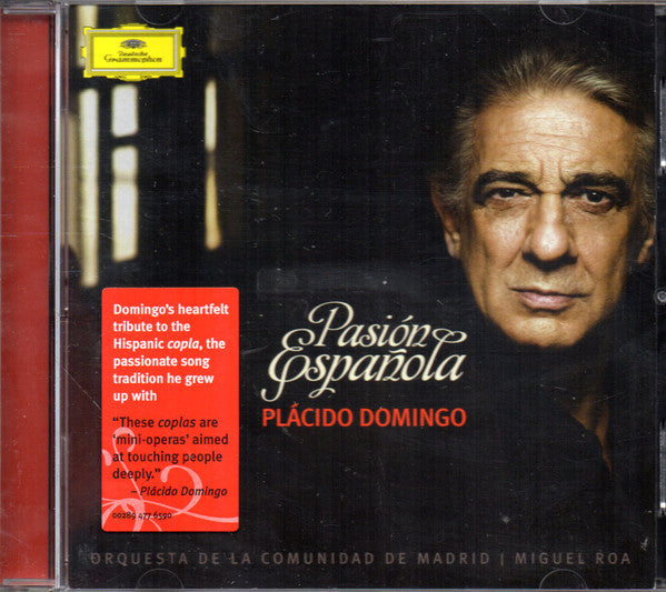 Placido Domingo, Orquesta De La Comunidad De Madrid, Miguel Roa : Pasión Española (CD, Album)
