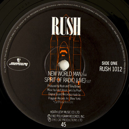 Rush : Countdown (12", Single)