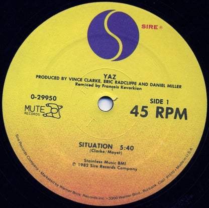 Yazoo : Situation (12", RP, Spe)