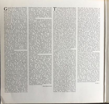 Giovanni Bononcini - Hans-Martin Linde : Divertimenti Da Camera (LP, Gat)