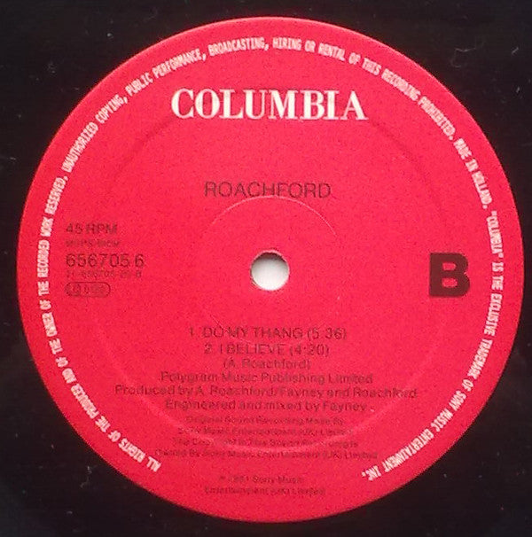 Roachford : Get Ready (Extended Version) (12", Maxi)