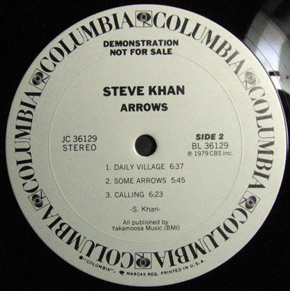 Steve Khan : Arrows (LP, Album, Promo)