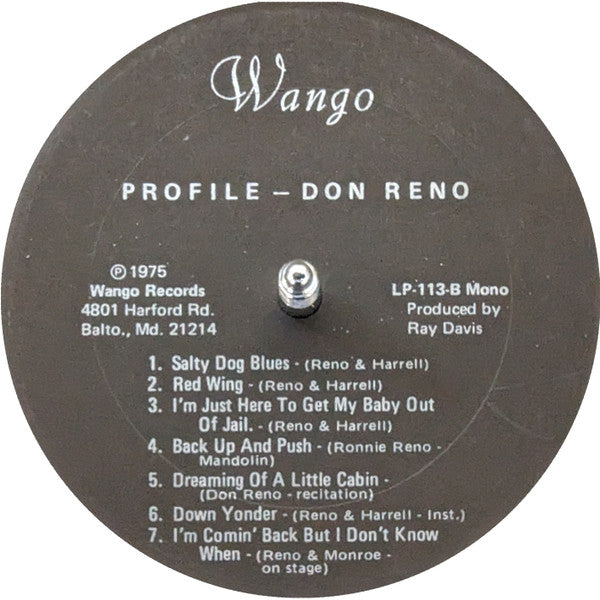 Don Reno : Profile (LP, Comp)