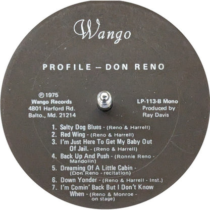 Don Reno : Profile (LP, Comp)