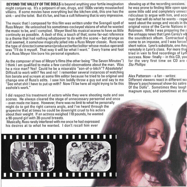 Stu Phillips : Beyond The Valley Of The Dolls - The Original Soundtrack (CD, Album, Ltd, RE)