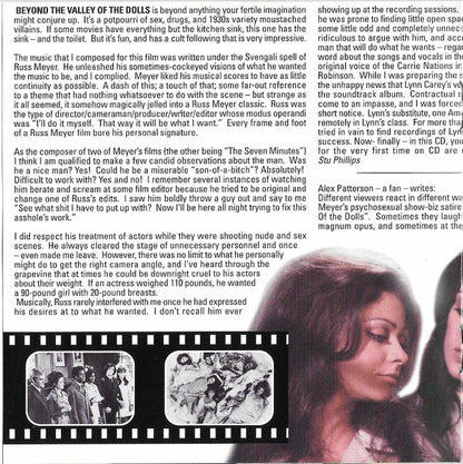 Stu Phillips : Beyond The Valley Of The Dolls - The Original Soundtrack (CD, Album, Ltd, RE)