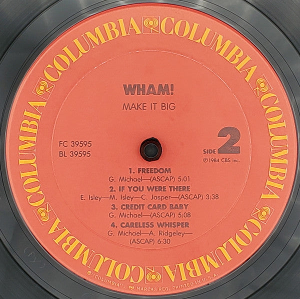 Wham! : Make It Big (LP, Album, Car)