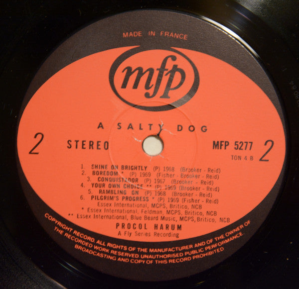 Procol Harum : A Salty Dog (LP, Comp, RP, Fre)
