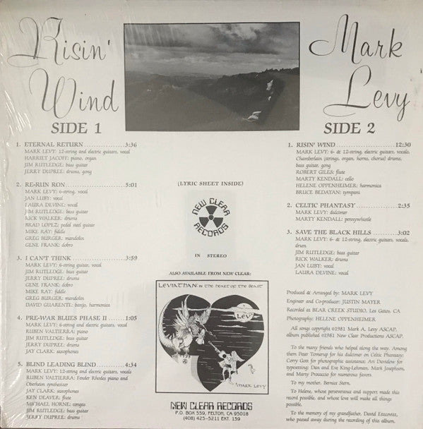 Mark A. Levy : Risin' Wind (LP)