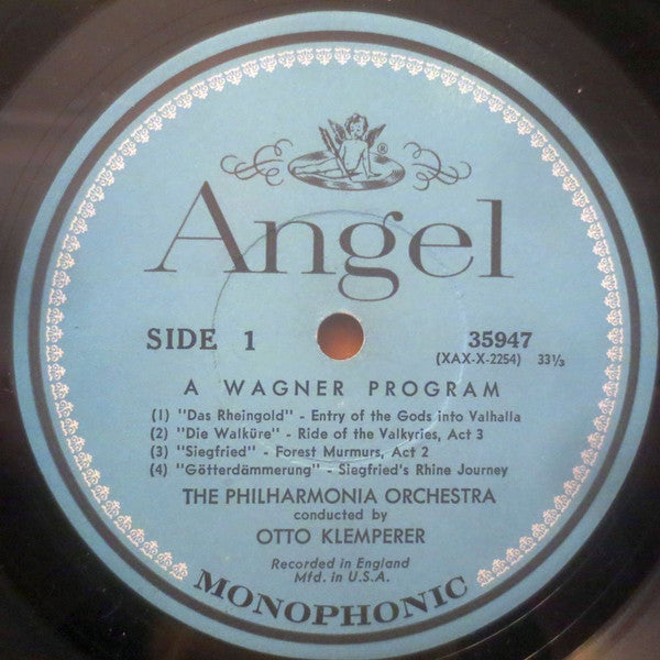 Otto Klemperer, Philharmonia Orchestra : A Wagner Program (LP, Album)