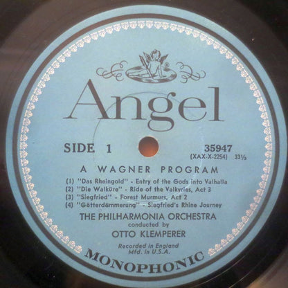 Otto Klemperer, Philharmonia Orchestra : A Wagner Program (LP, Album)