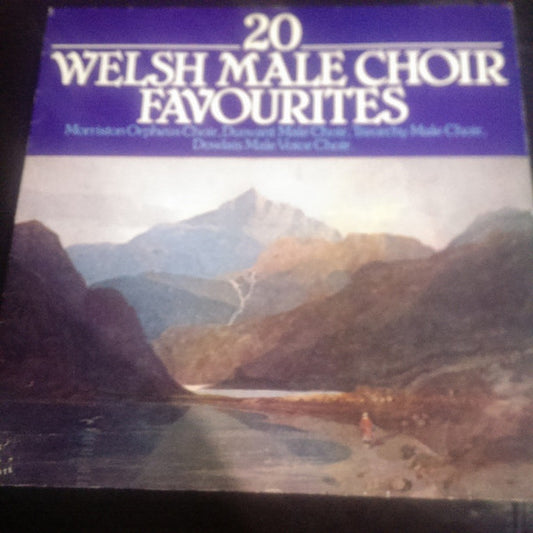 Various : 20 Welsh Male Choir Favourites (LP, Comp)