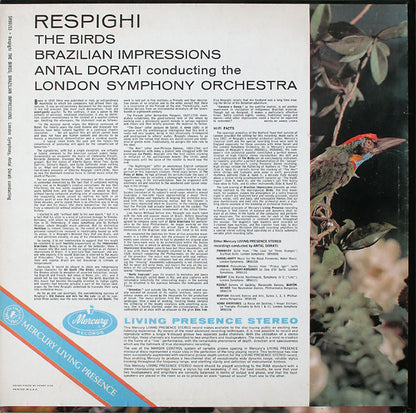 Ottorino Respighi, The London Symphony Orchestra, Antal Dorati : The Birds / Brazilian Impressions (LP)