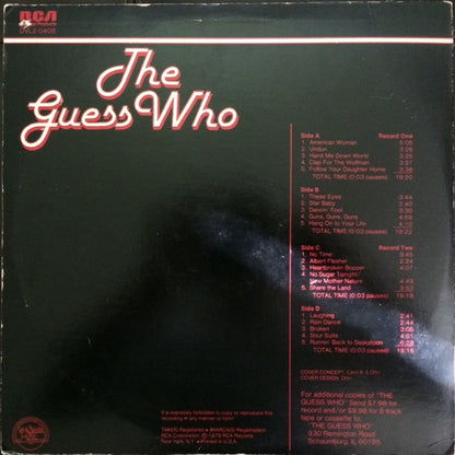 The Guess Who : The Guess Who's Greatest Hits (2xLP, Comp, S/Edition)