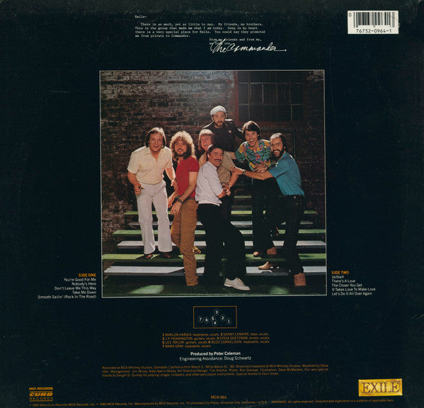 Exile (7) : Don't Leave Me This Way (LP, RE)