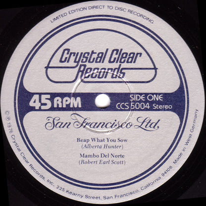 San Francisco Ltd. : San Francisco Ltd. (12", EP, Ltd, Dir)