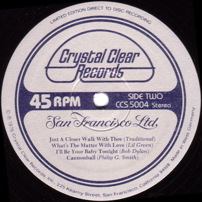 San Francisco Ltd. : San Francisco Ltd. (12", EP, Ltd, Dir)