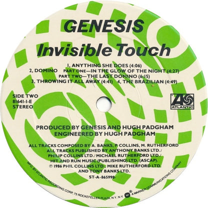 Genesis : Invisible Touch (LP, Album, SRC)
