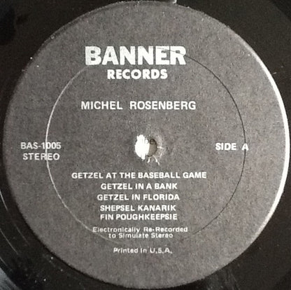 Michel Rosenberg : Getzel At The Game And Other Beloved Getzel Stories (LP)