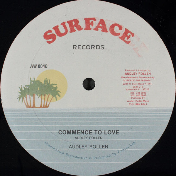 Audley Rollen* : Shy Girl (12", Single)