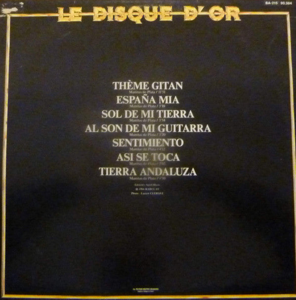 Manitas De Plata : Le Disque D'Or (LP, Album, RE)