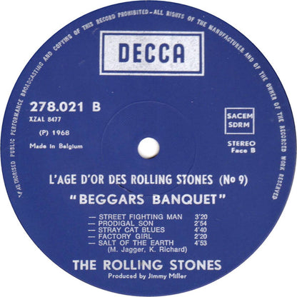 The Rolling Stones : «L'âge D'or» Des Rolling Stones - Vol.9 - Beggars Banquet (LP, Album, RE, Gat)