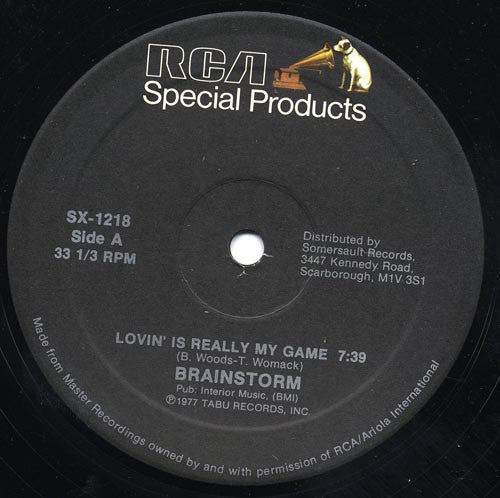 Brainstorm (5) / Odyssey (2) : Lovin' Is Really My Game / Native New Yorker (12")