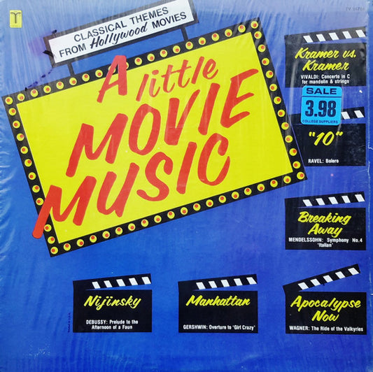 Various : A Little Movie Music - Classical Theme From Hollywood Movies (LP, Comp)