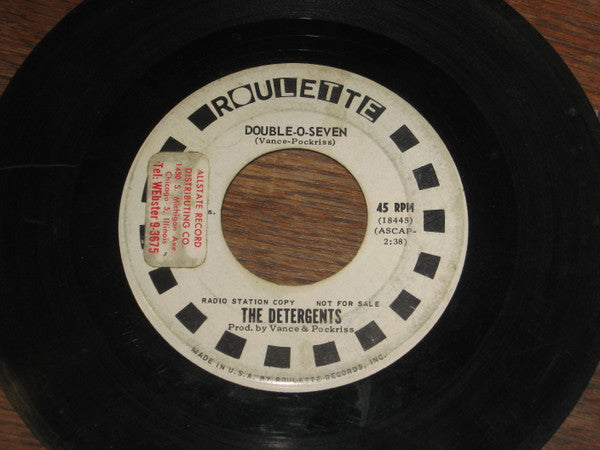 The Detergents : Double-O-Seven / The Blue Kangaroo (7", Promo)