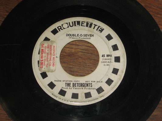 The Detergents : Double-O-Seven / The Blue Kangaroo (7", Promo)