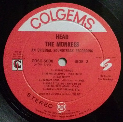 The Monkees : Head (LP, Album, Roc)