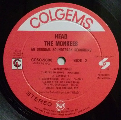 The Monkees : Head (LP, Album, Roc)