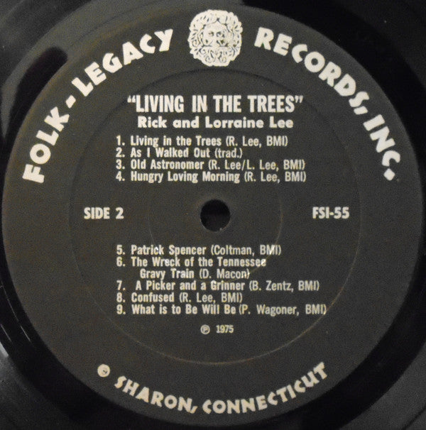 Rick & Lorraine Lee : Living In The Trees (LP, Album)