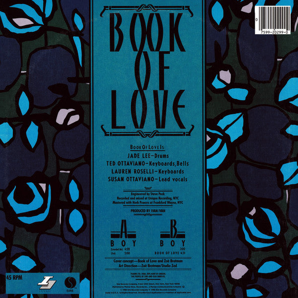 Book Of Love : Boy (12", Maxi, All)