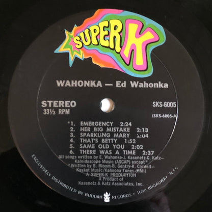 Wahonka : Wahonka (LP, Album, Mon)