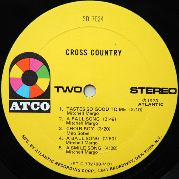Cross Country : Cross Country (LP, Album, MO )