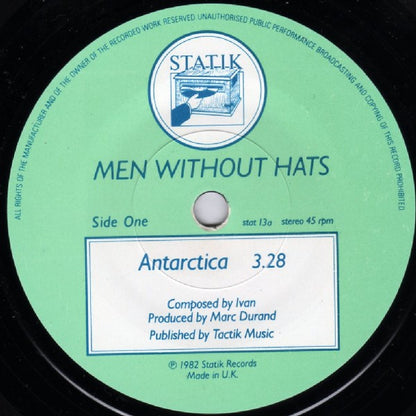 Men Without Hats : Antarctica (7", Single)