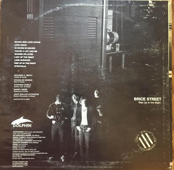 Brice Street : Rise Up In The Night (LP, Album)