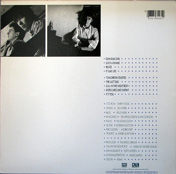 Talk Talk : It's My Life (LP, Album, Win)