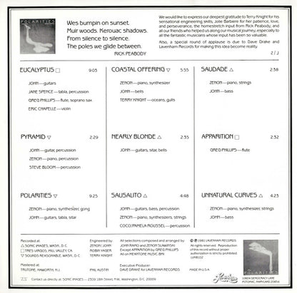 John Ramo, Zenon Slawinski : Polarities (LP)