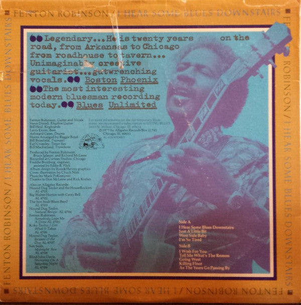 Fenton Robinson : I Hear Some Blues Downstairs (LP, Album)