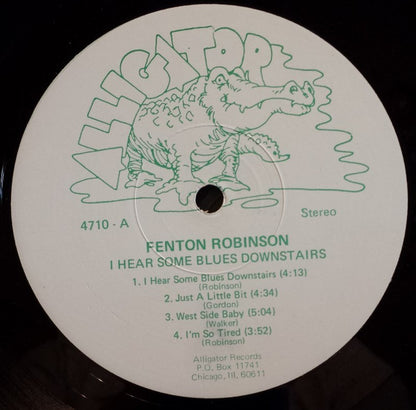 Fenton Robinson : I Hear Some Blues Downstairs (LP, Album)