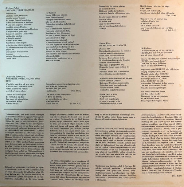 Uppsala Akademiska Kammarkör, Drottningholms Barockensemble, Anders Eby : Laudate ! - Musik Från Stormaktstiden Ur Dübensamlingen (LP, gat)