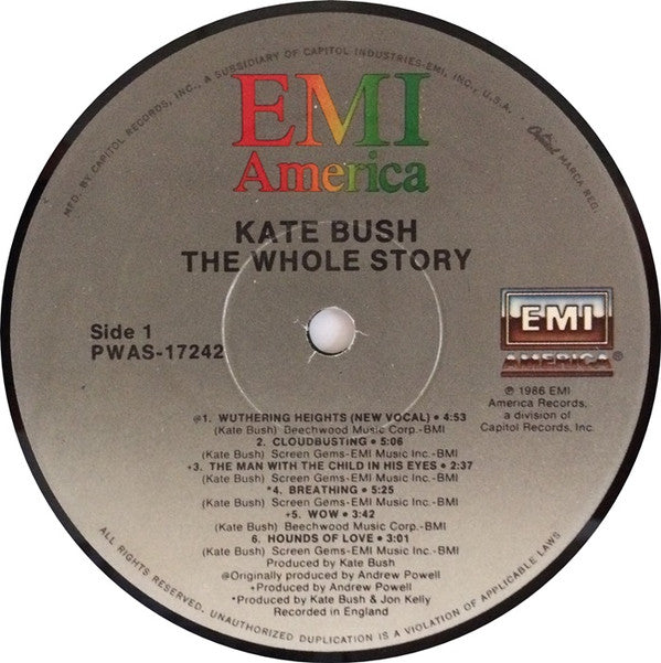 Kate Bush : The Whole Story (LP, Comp, Spe)