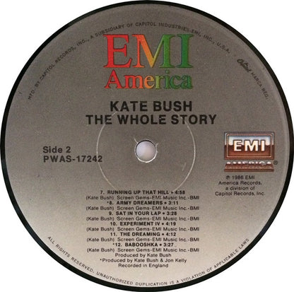 Kate Bush : The Whole Story (LP, Comp, Spe)