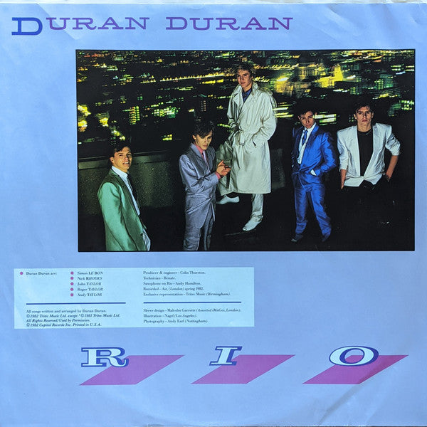 Duran Duran : Rio (LP, Album, 1st)
